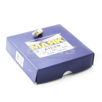 Лампа "Маяк" 12V 4W (BA9S) /T4W
