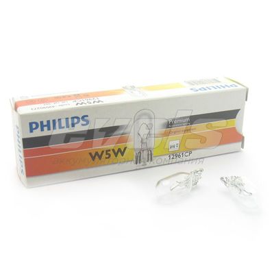 Лампа "PHILIPS" 12v 5W (W2,1x9,5d) /W5W — основное фото